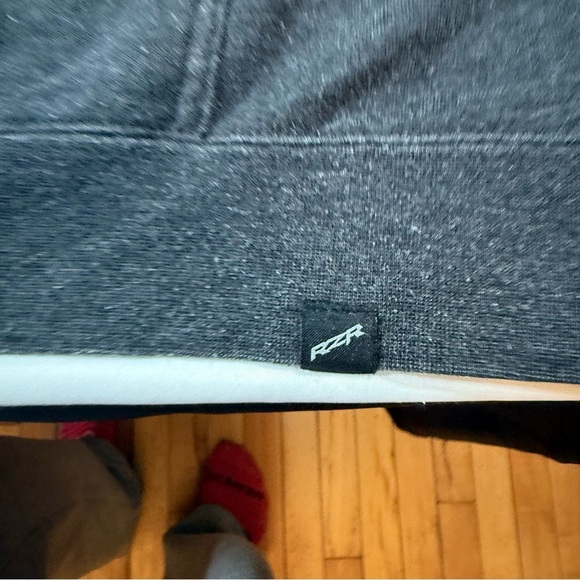 RZR Polaris Charcoal and Crimson Men's Hoodie - Picture 6 of 9